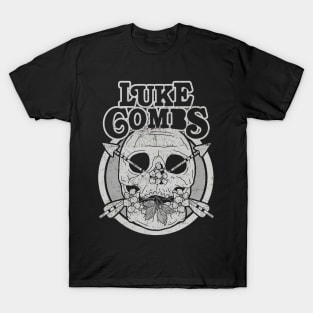 Vintage Skull Luke Combs T-Shirt